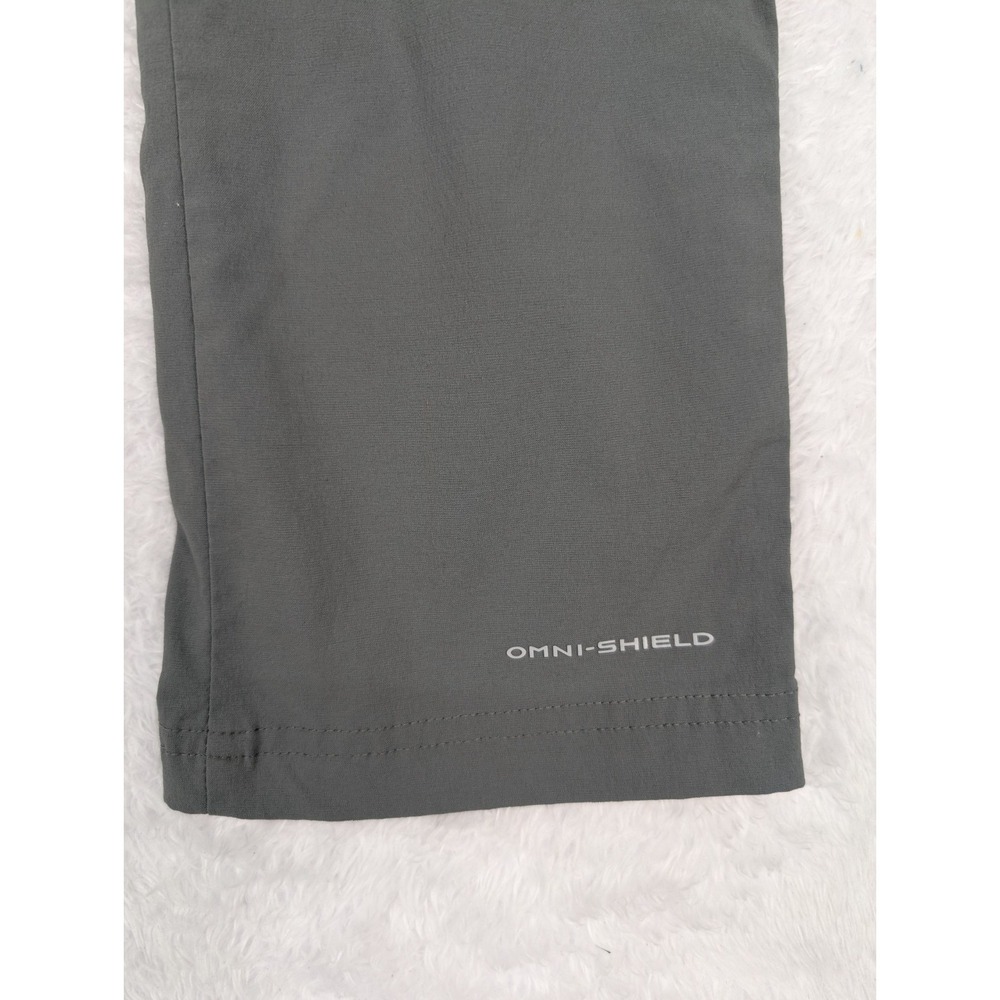 Columbia Omni-Shield Women's Size 2 Gray Roll-Up Hiking Pants Stretch Nylon - Picture 8 of 11